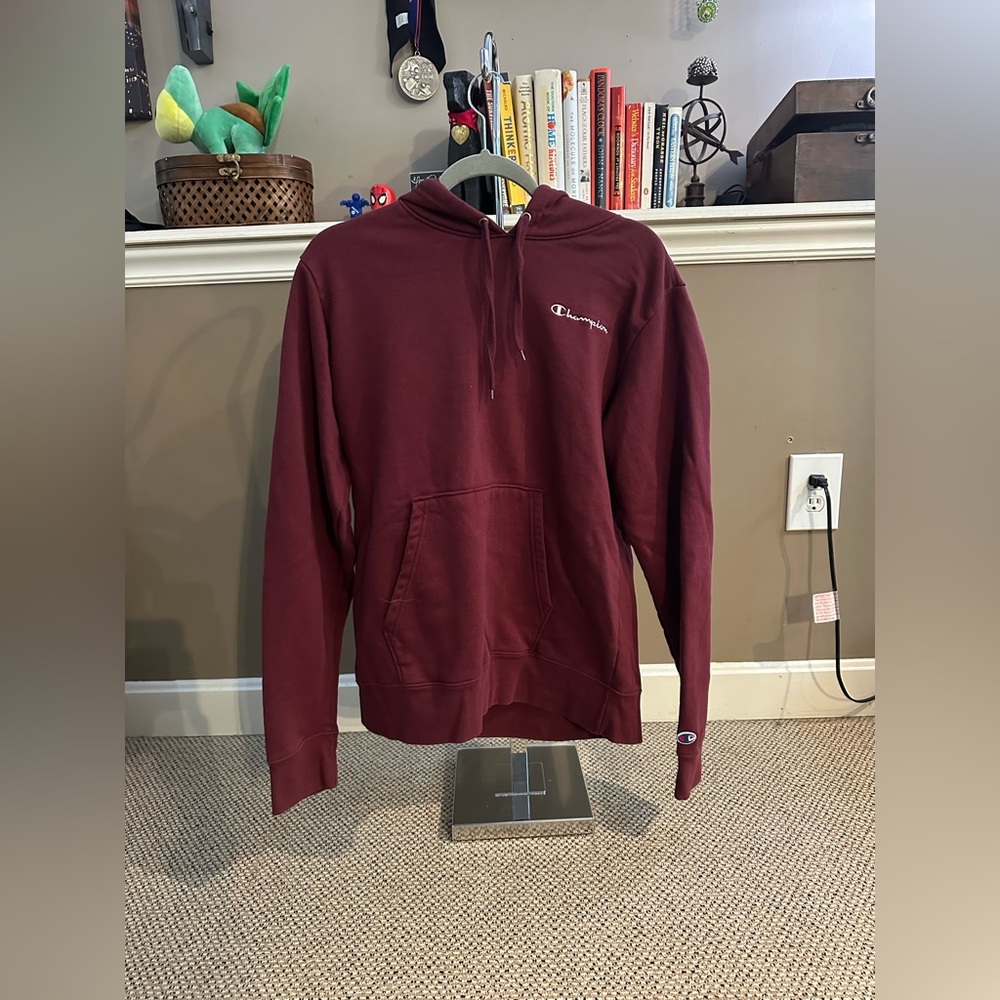 Maroon Champion Hoodie | New | Size: M